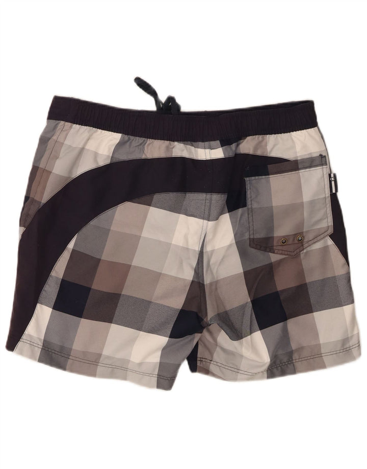 Ανδρικό σορτς κολύμβησης Champion Large Grey Check Polyester