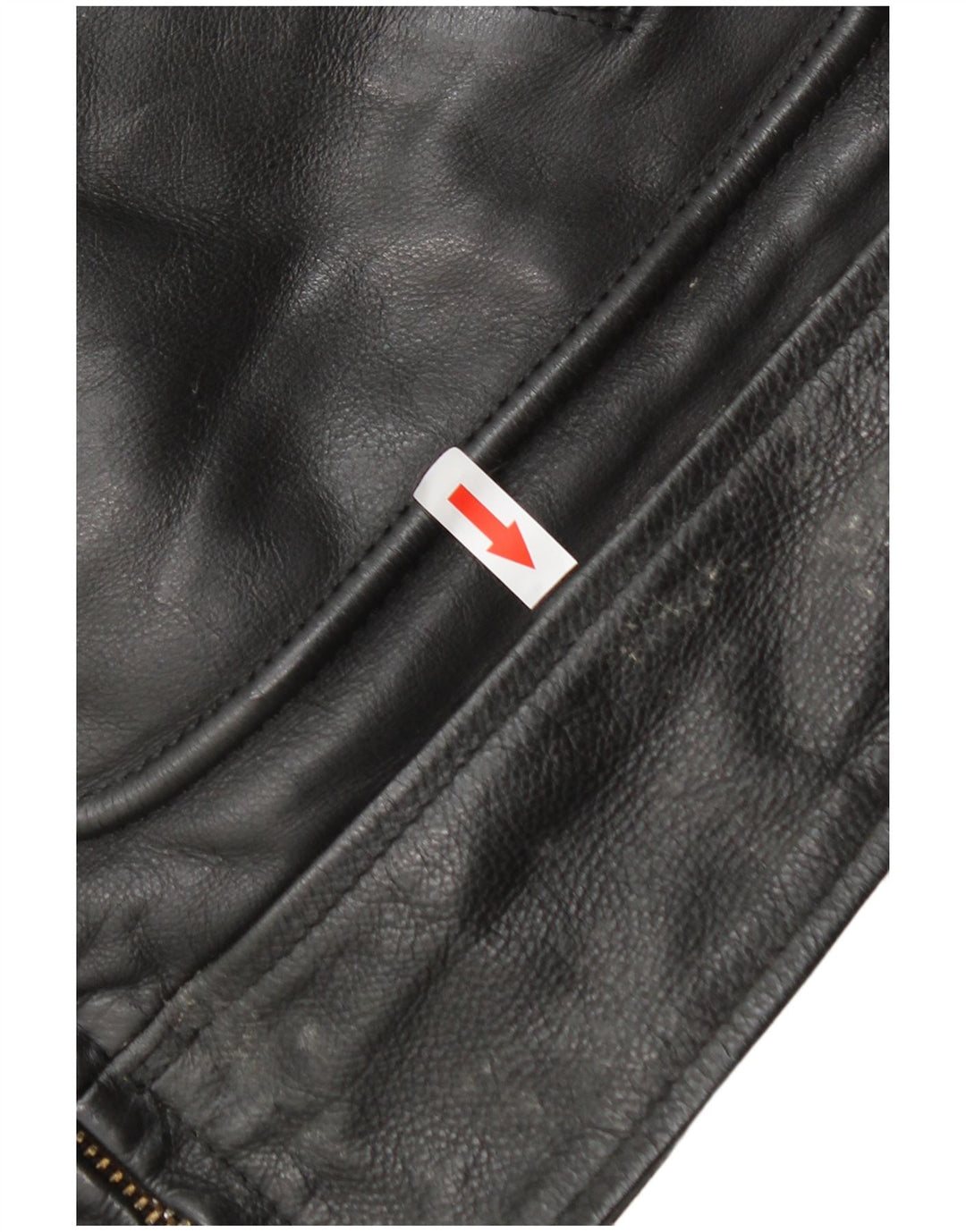 Jeanseria Del Corso Ανδρικό Δερμάτινο Μπουφάν UK 36 Small Black