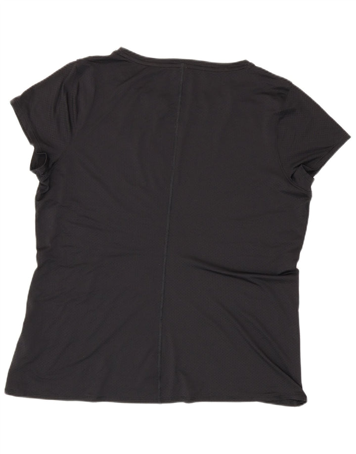 Under Armour Γυναικείο T-Shirt Top UK 20 2XL Μαύρο Πολυεστέρας