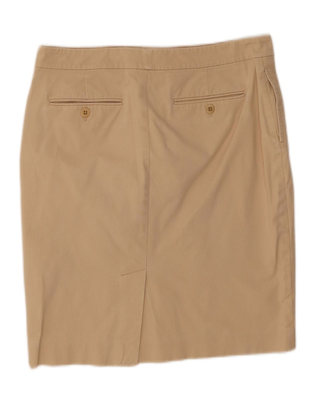 Γυναικεία ίσια φούστα Ralph Lauren US 6 Medium W32 Μπεζ βαμβακερή