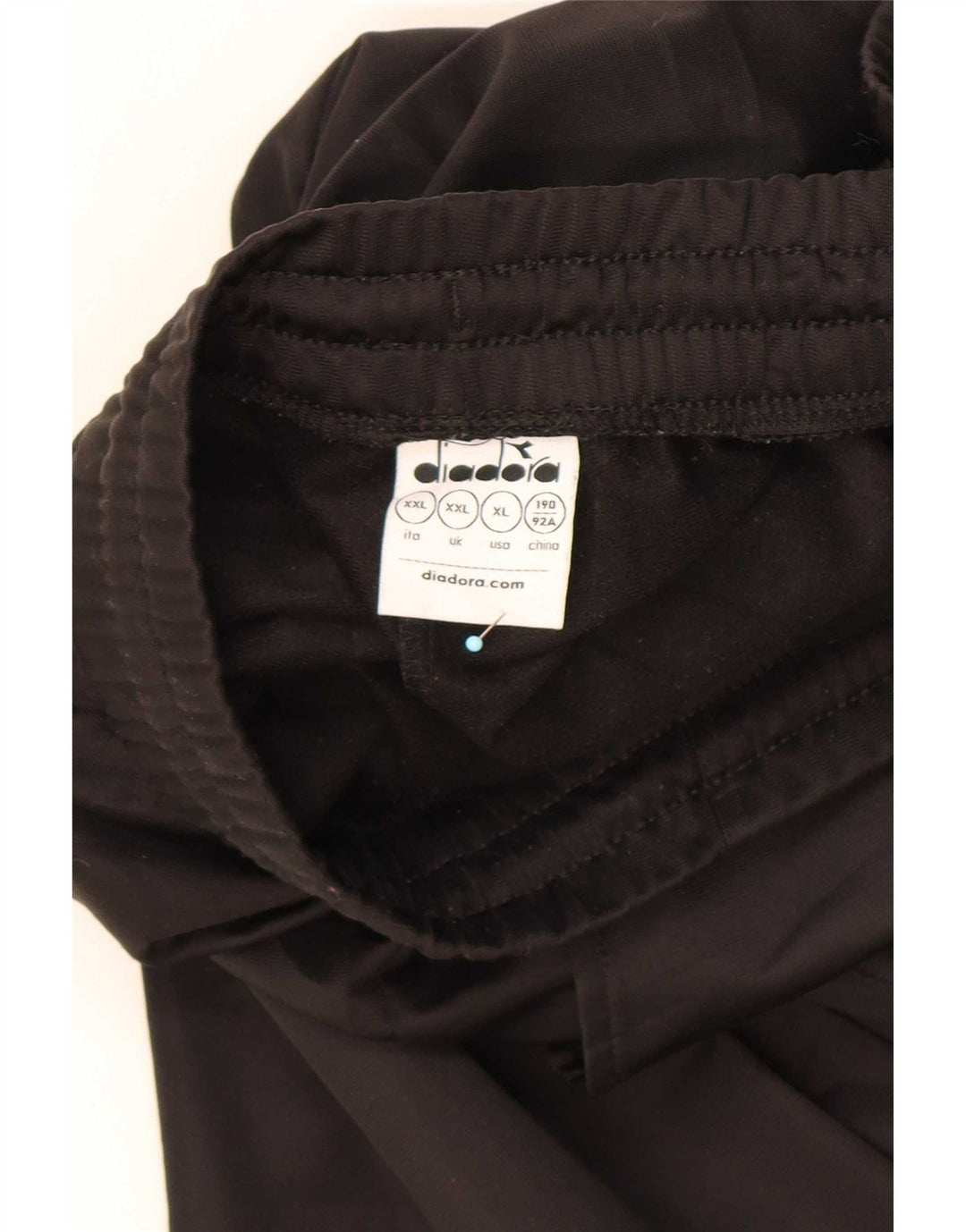 Ανδρική φόρμα Diadora Παντελόνι Joggers 2XL Μαύρο Πολυεστέρα