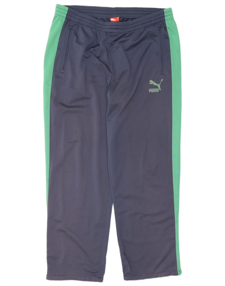 Ανδρική φόρμα Puma Παντελόνι XL Navy Blue Colorblock