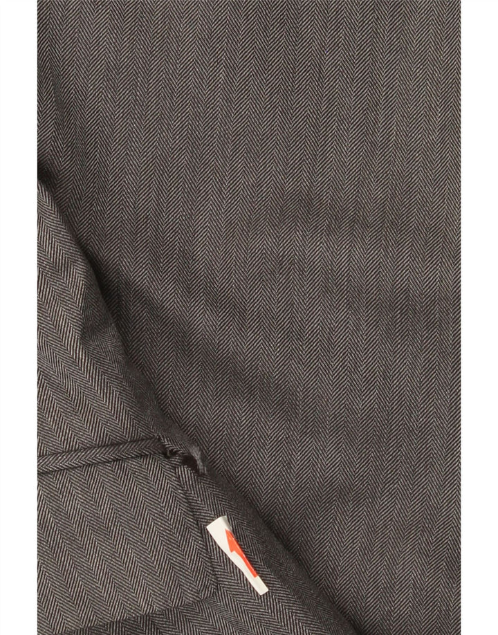 Aquascutum Ανδρικό σακάκι με 3 κουμπιά UK 40 Large Grey Wool