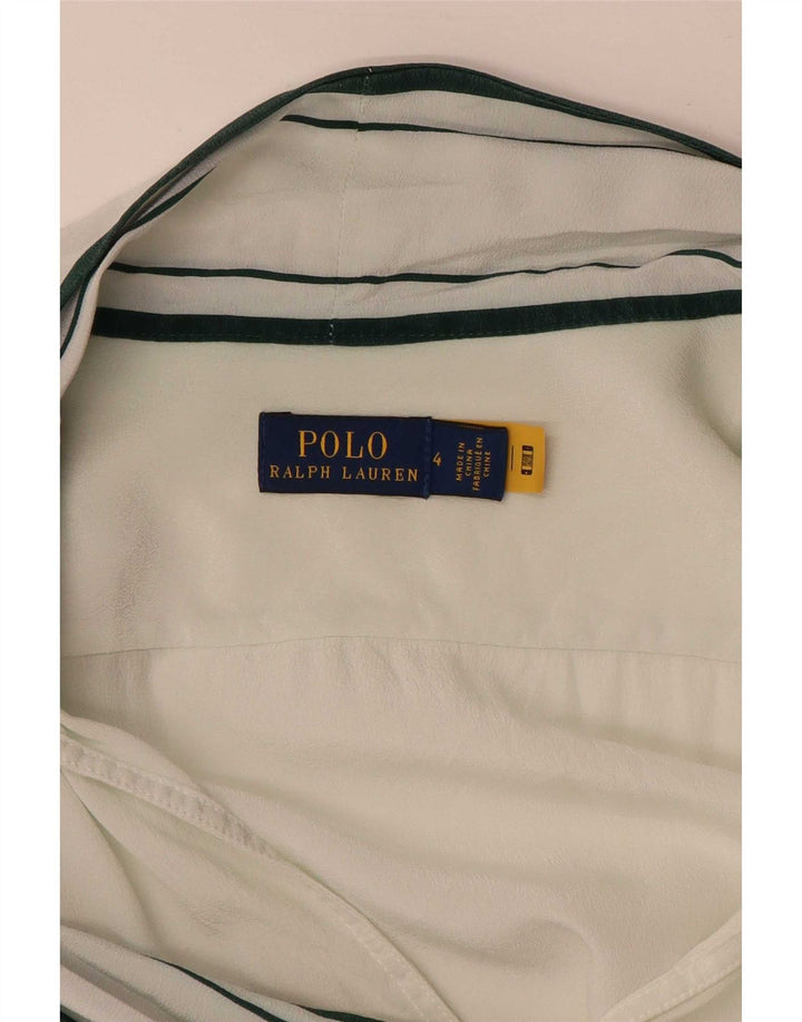 Πόλο Ralph Lauren Γυναικείο Longline Πουκάμισο Πουλόβερ US 4 Small White