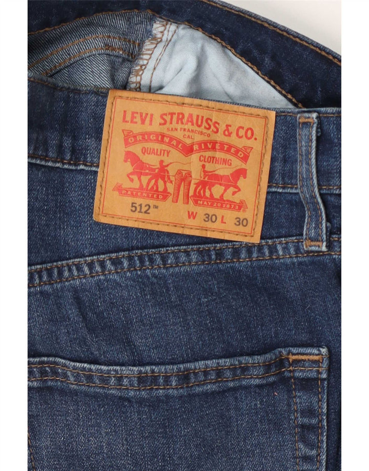 Levi's Mens 512 Tapered Slim Jeans W30 L30 Blue