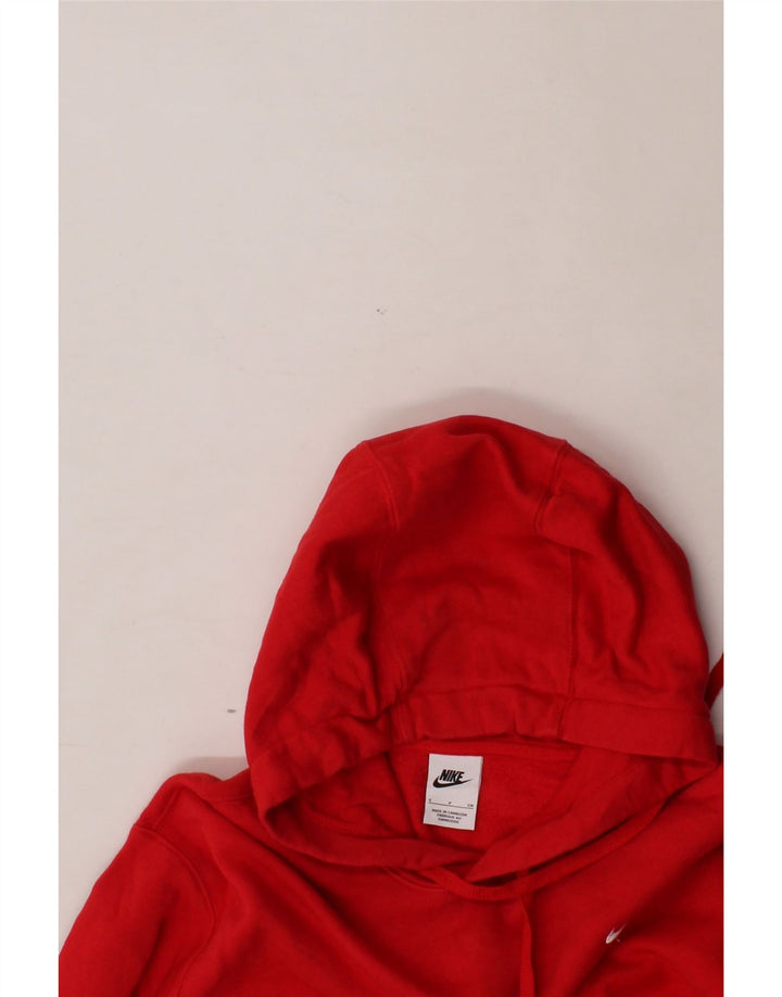 NIKE Mens Graphic Hoodie Jumper Small Red Cotton Vintage Nike and Second-Hand Nike from Messina Hembry 