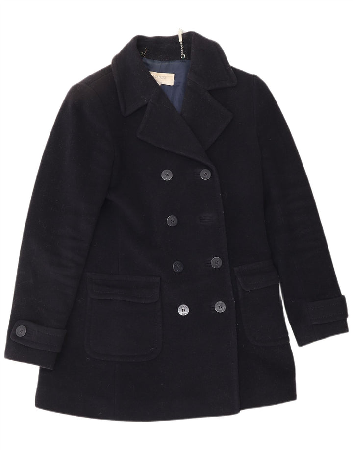 HOBBS Γυναικείο παλτό μπιζελιού UK 10 Small Navy Blue Wool