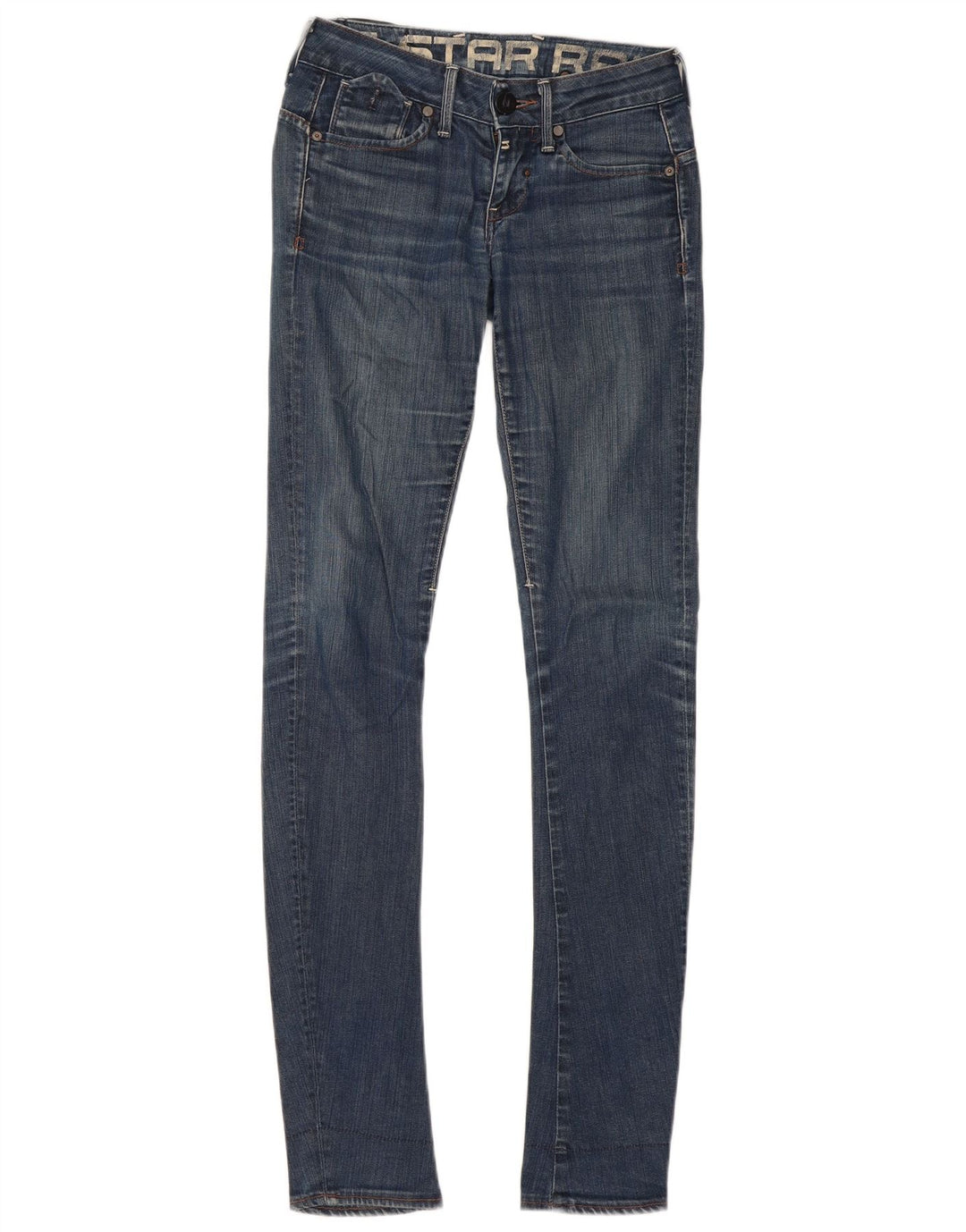 G-Star Γυναικείο Skinny Jeans με χαμηλόμεσο W25 L34 Μπλε βαμβακερό