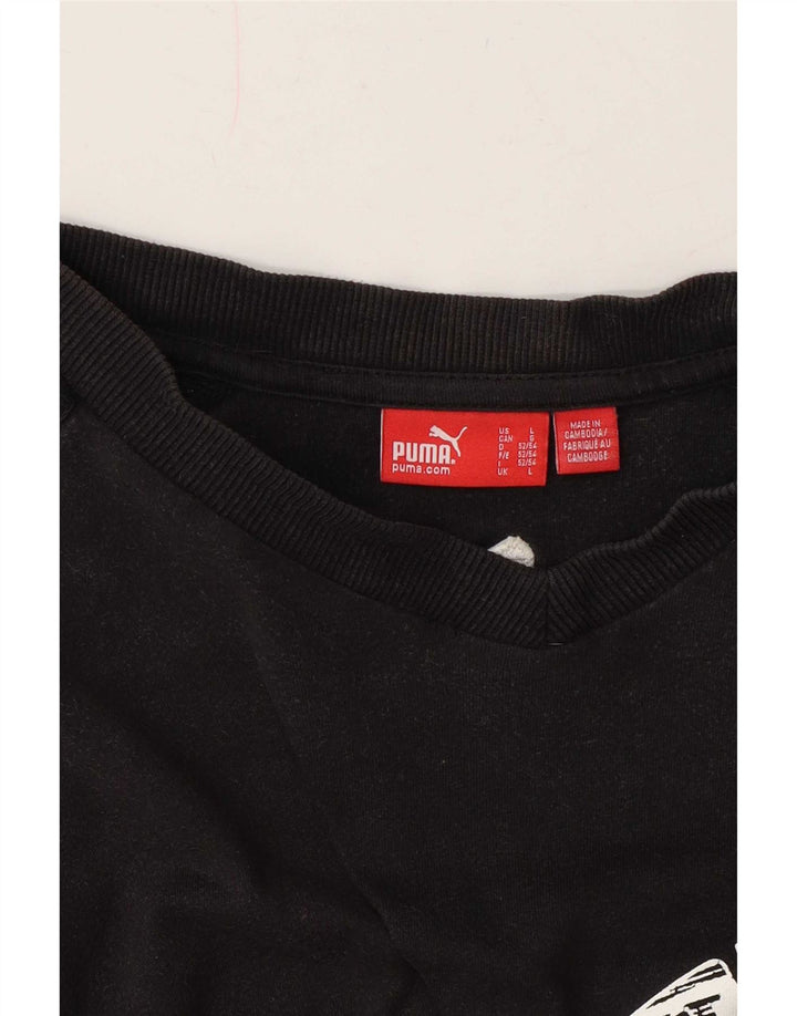 Ανδρικό γραφικό T-Shirt Puma Top Large Grey