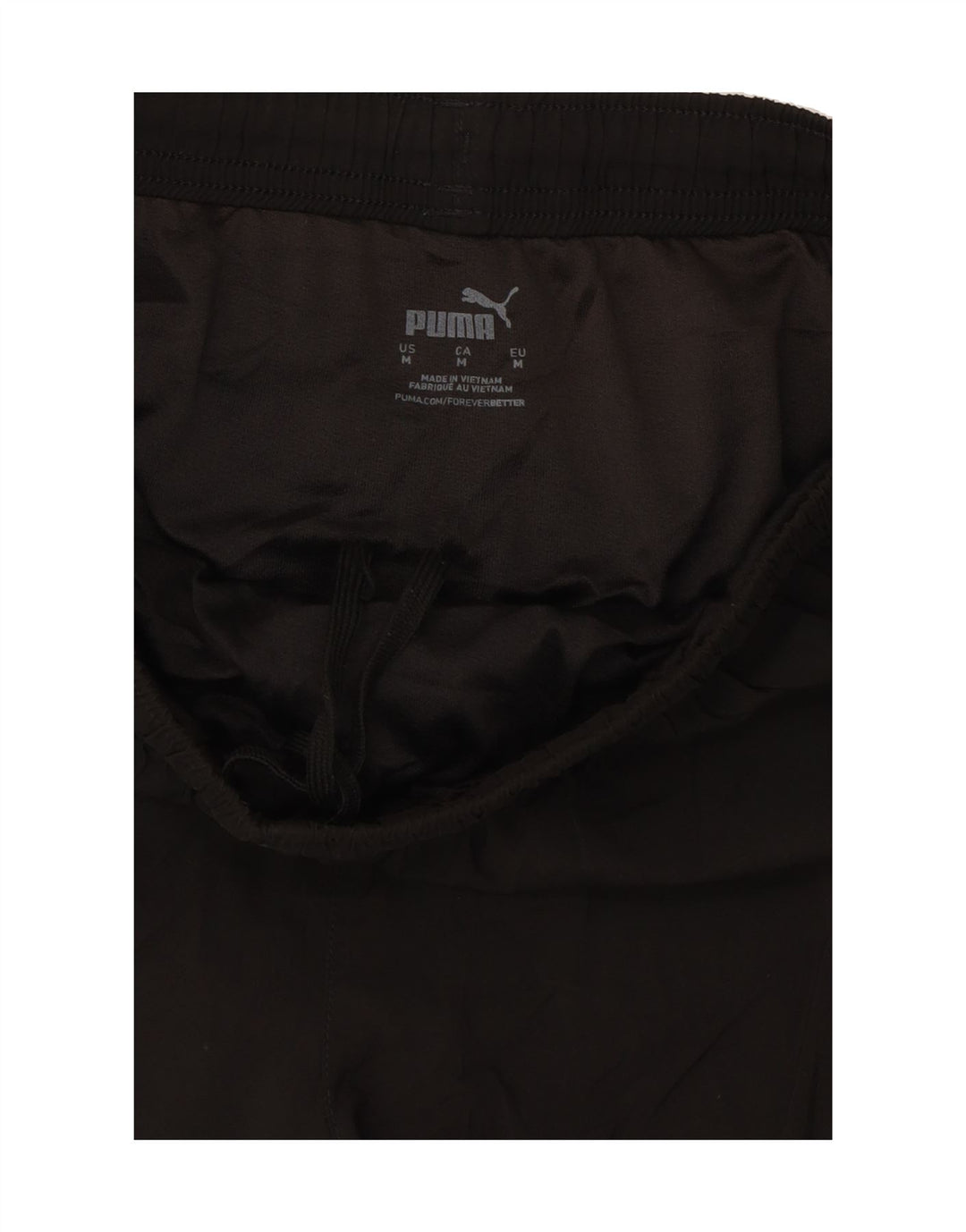 PUMA Mens Sport Shorts Medium  Black Vintage Puma and Second-Hand Puma from Messina Hembry 