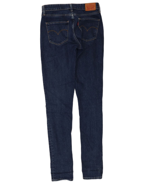 Levi's γυναικείο 721 ψηλό ψηλό στενό τζιν W26 L32 Navy Blue Cotton