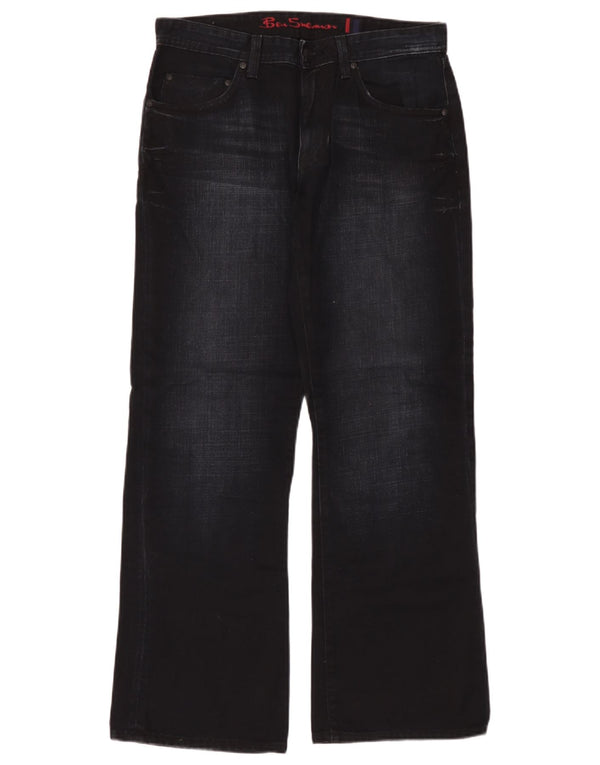 Ανδρικό τζιν μποτάκι Ben Sherman W32 L30 Navy Blue Cotton