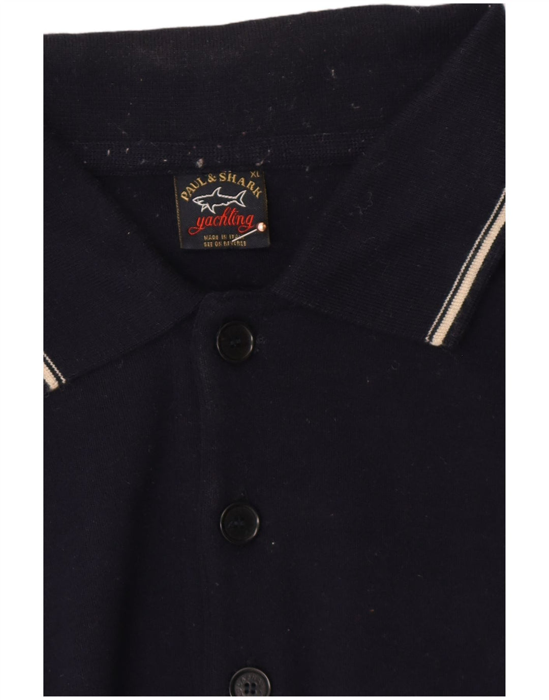 PAUL & SHARK Ανδρικό Yachting Polo Jumper πουλόβερ XL Navy Blue New Wool