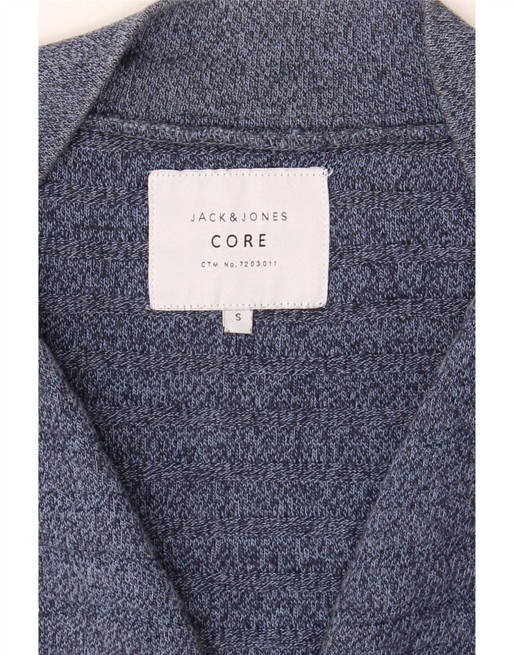 Jack & Jones Ανδρική ζακέτα πουλόβερ Small Navy Blue ριγέ