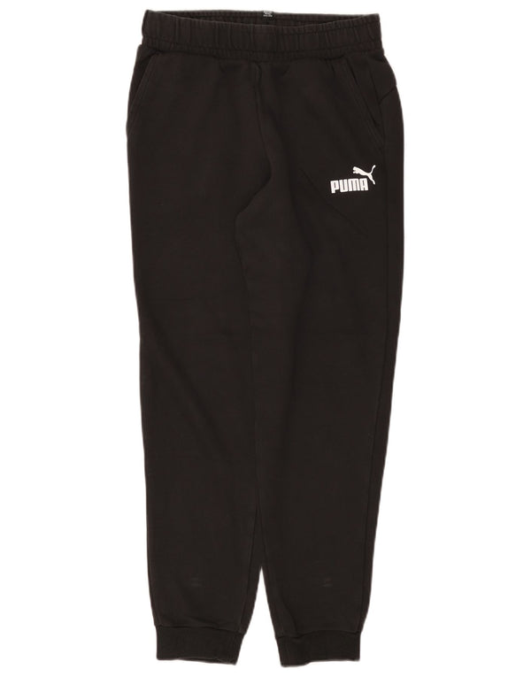 Puma Κορίτσια αθλητική φόρμα παντελόνι Joggers 13-14 ετών Μαύρο βαμβακερό
