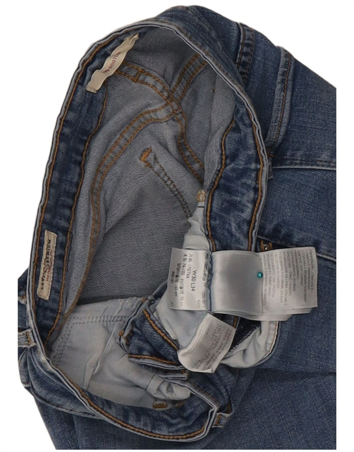 Levi's Womens 715 Bootcut Jeans W30 L27 Μπλε βαμβακερό