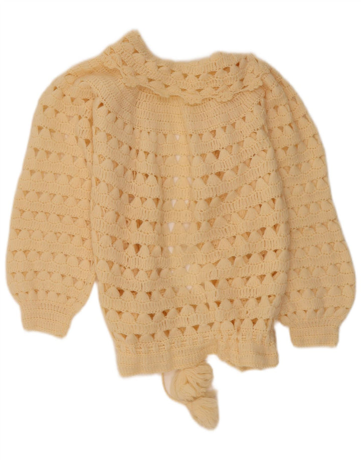 Vintage Γυναικεία Ζακέτα UK 12 Medium Beige