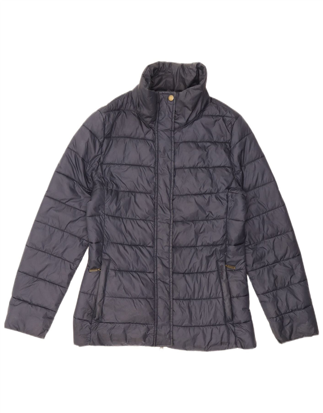 BARBOUR Γυναικείο μπουφάν με επένδυση UK 10 Small Navy Blue Polyamide