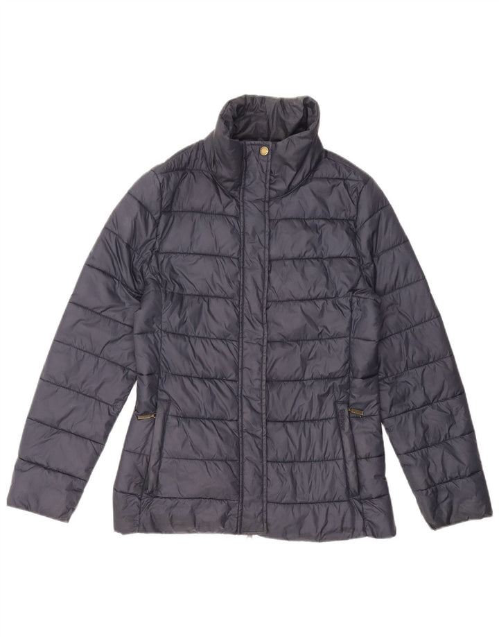 BARBOUR Γυναικείο μπουφάν με επένδυση UK 10 Small Navy Blue Polyamide