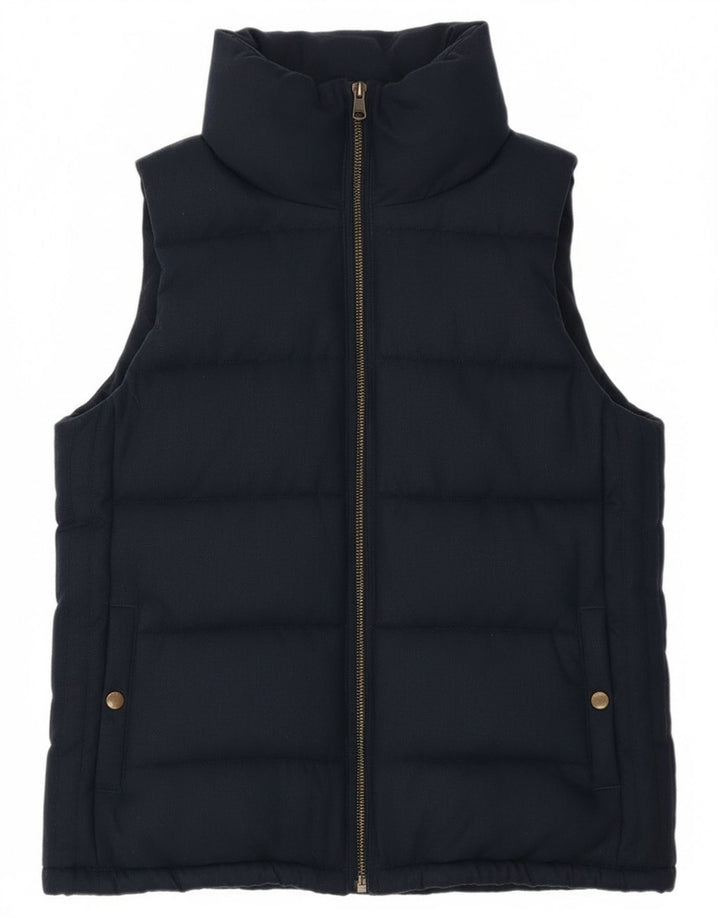 Old Navy γυναικείο padded Gilet UK 10 Small Navy Blue Polyester