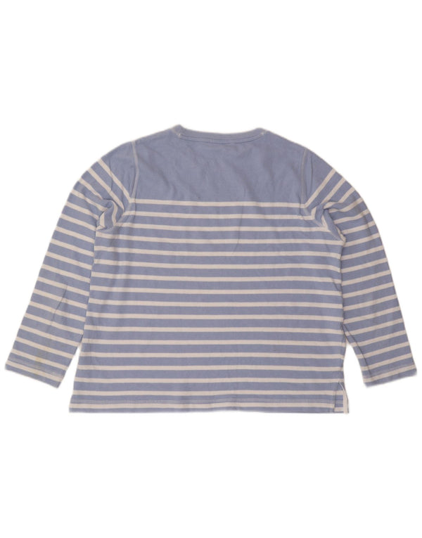 Marks & Spencer Γυναικείο μακρυμάνικο UK 18 XL Μπλε βαμβακερό ριγέ