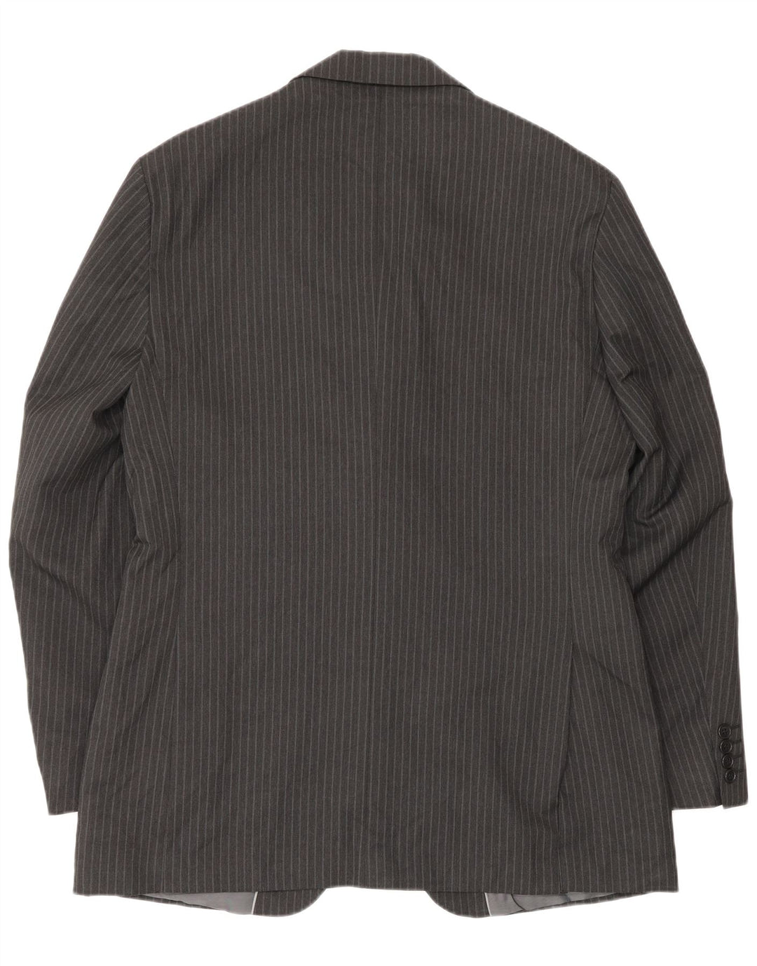 Marks & Spencer Ανδρικό τζάκετ 2 κουμπιών IT 40 Large Grey Pinstripe