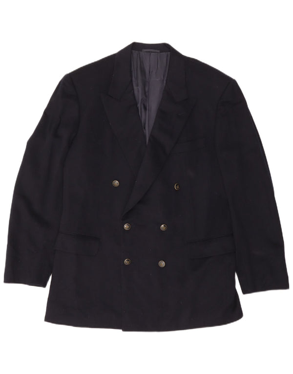 BELVEST Ανδρικό μπουφάν Blazer με διπλό στήθος IT 52 XL Navy Blue Wool