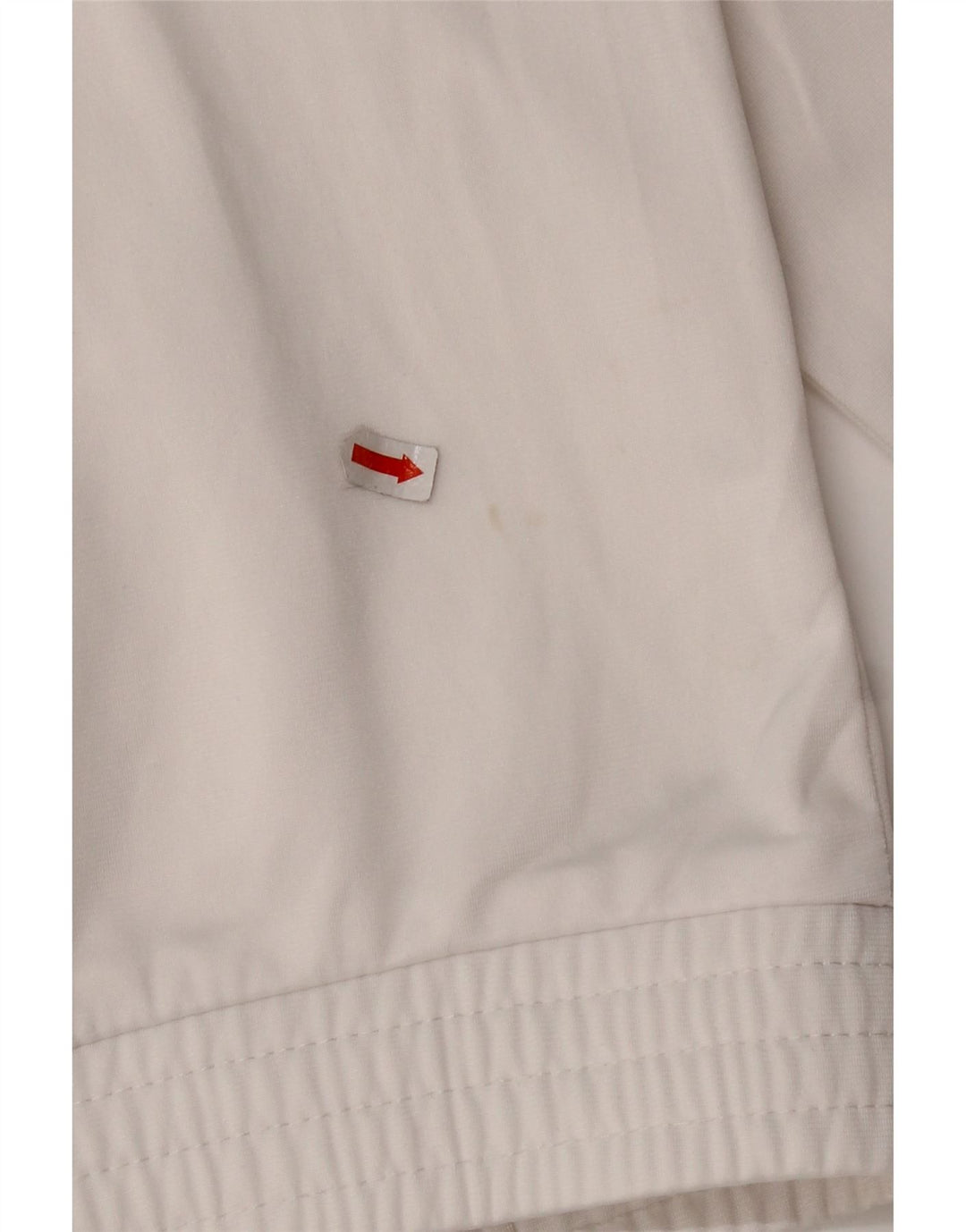 Ανδρική φόρμα γυμναστικής γραφικών ASICS Top Jacket μεσαίου λευκού χρώματος πολυεστέρας