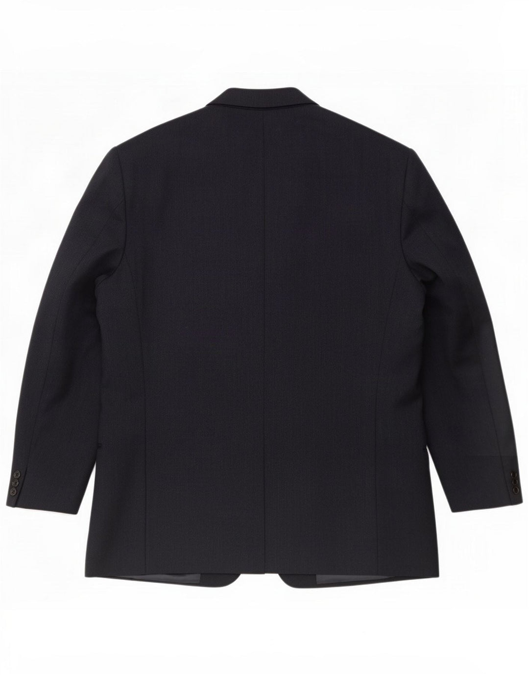 Valentino Mens 2 Button Blazer Jacket IT 56 3XL Navy Blue Virgin Wool