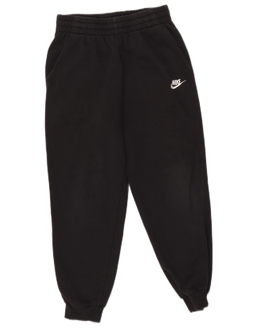 NIKE Boys αθλητική φόρμα παντελόνι Joggers 12-13 ετών μεγάλο μαύρο βαμβακερό
