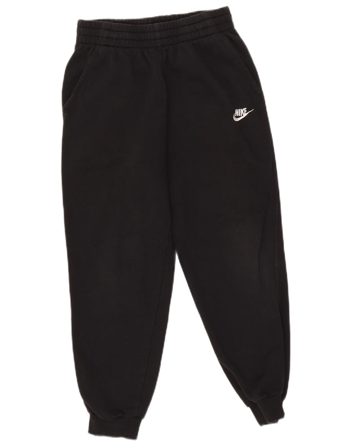 NIKE Boys αθλητική φόρμα παντελόνι Joggers 12-13 ετών μεγάλο μαύρο βαμβακερό