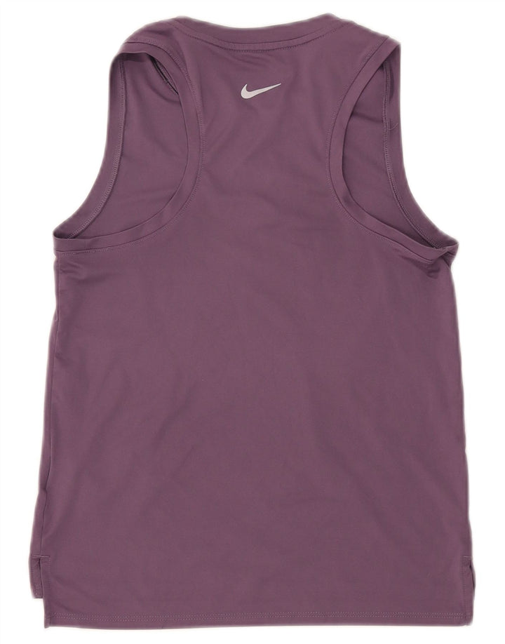 Γυναικείο γραφικό γιλέκο NIKE Dri Fit Top UK 6 XS Purple Polyester