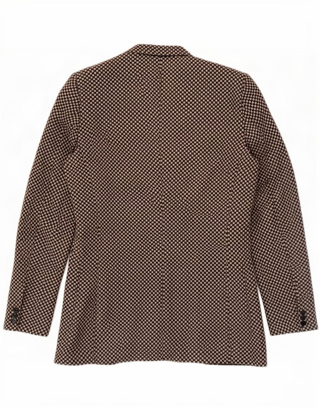 VENTANNI Ανδρικό Μπουφάν Blazer 3 Κουμπιών IT 52 XL Καφέ Γεωμετρικό