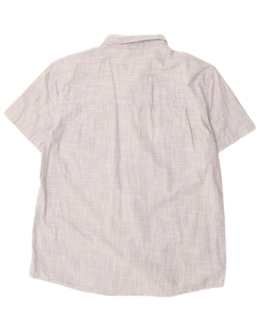 Ανδρικό κοντομάνικο πουκάμισο Mountain Warehouse XL Μπλε βαμβακερό