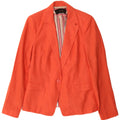 Zara Γυναικείο Μπουφάν 1 Κουμπί Blazer UK 12 Medium Orange