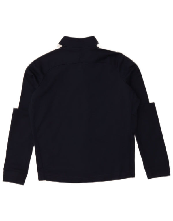 Μπουφάν Nike Boys Dri Fit αθλητική φόρμα 8-9 ετών Small Navy Blue