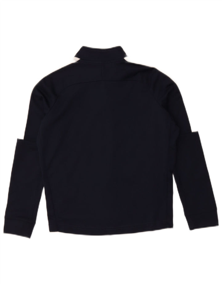 Μπουφάν Nike Boys Dri Fit αθλητική φόρμα 8-9 ετών Small Navy Blue
