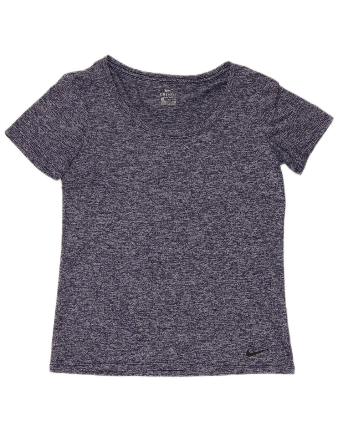 Γυναικείο μπλουζάκι Nike Dri Fit Top 10 Small Navy Blue Flecked Polyester