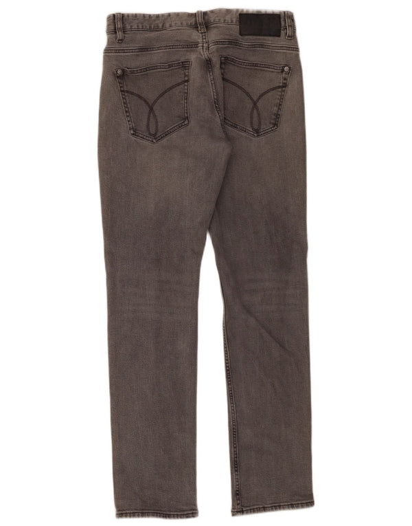 Calvin Klein Ανδρικό Slim Jeans W31 L30 Γκρι βαμβακερό