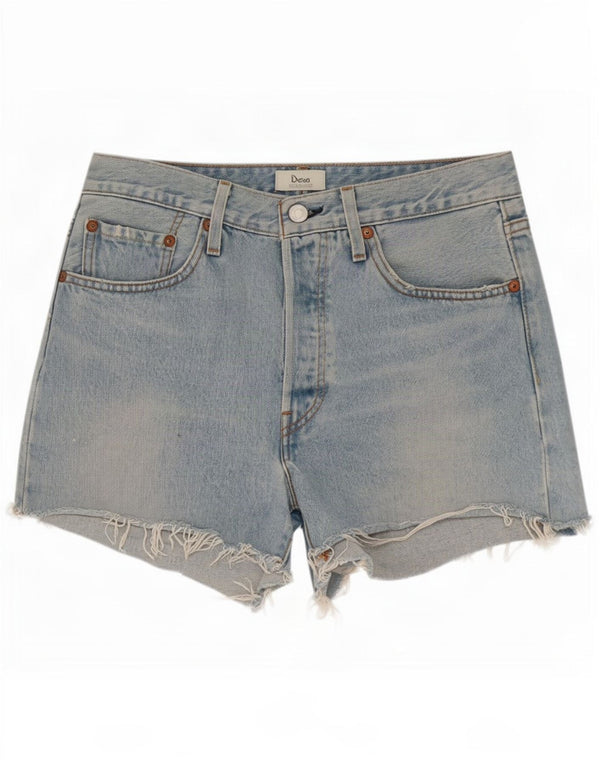 Levi's Womens 501 High Waist Distressed τζιν σορτς W26 μικρό μπλε βαμβακερό