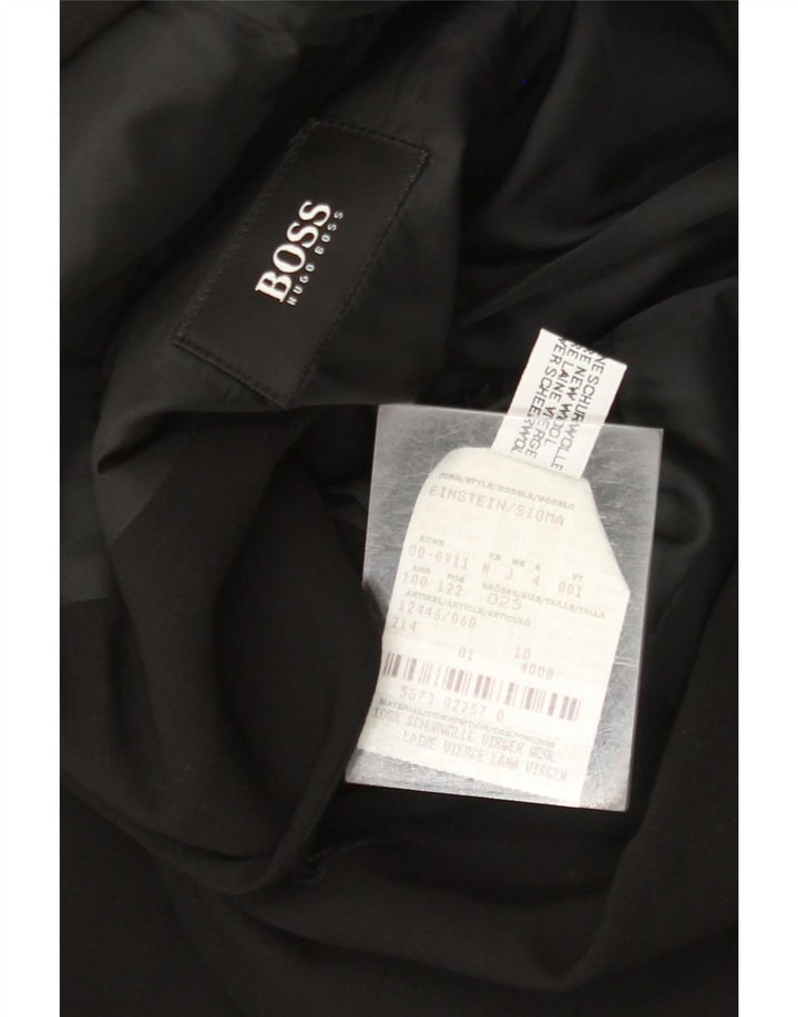 HUGO BOSS Ανδρικό σακάκι 3 κουμπιών UK 38 Medium Black New Wool