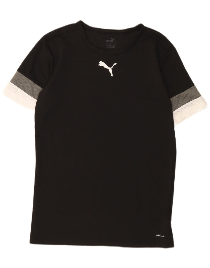 Ανδρικό T-Shirt Puma Top Small Black Colourblock Πολυεστέρας