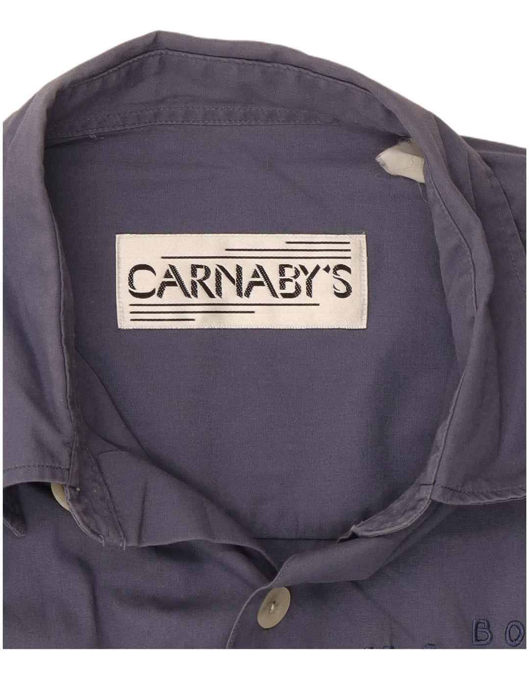 Ανδρικό πουκάμισο CARNABY'S γραφικό μεγάλο μπλε ναυτικό