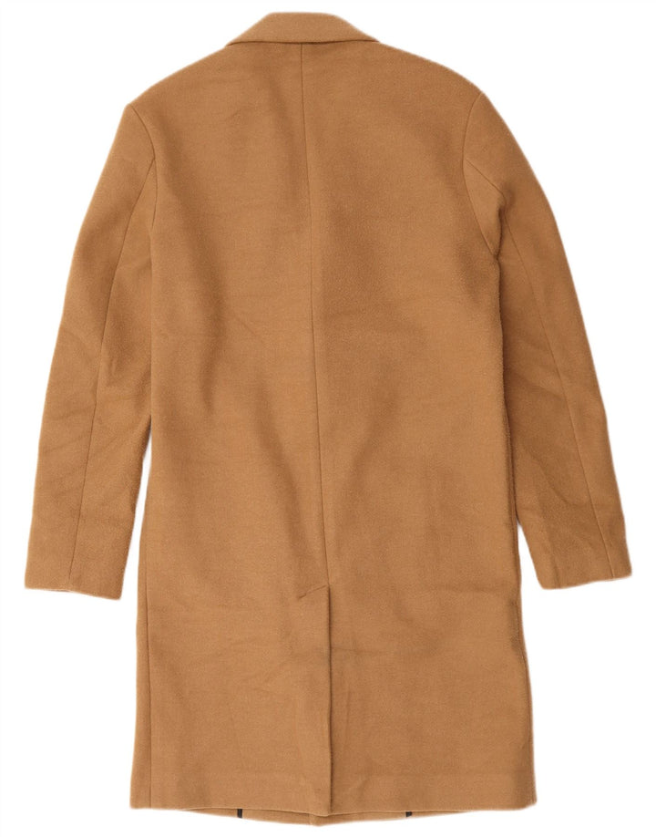 Zara Ανδρικό Πανωφόρι Oversized UK 34 XS Beige Polyester