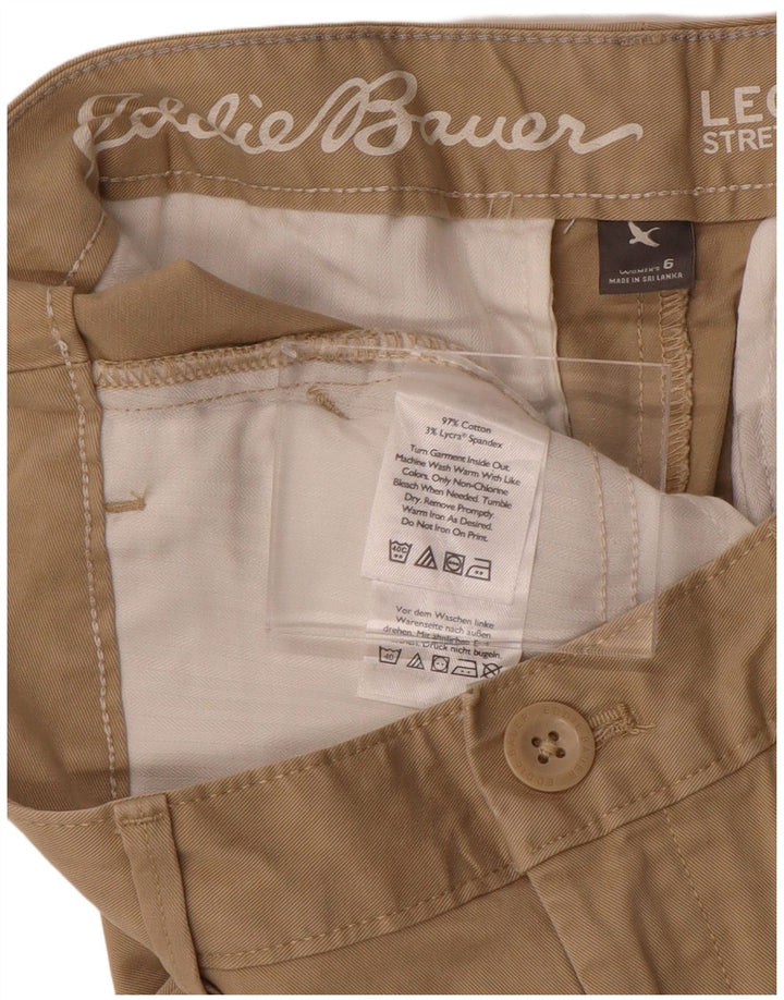 EDDIE BAUER Γυναικείο Casual Παντελόνι US 6 Medium W30 L30 Beige