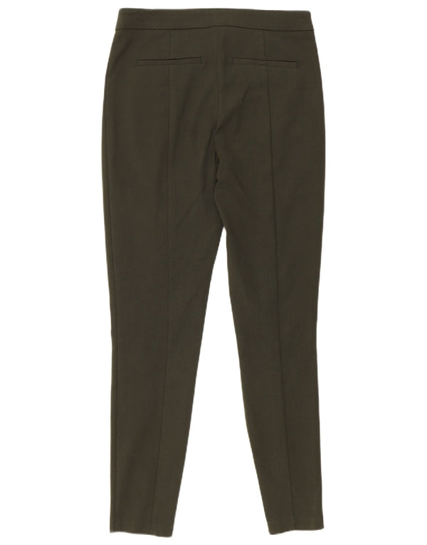 Reiss Γυναικείο Slim Casual Παντελόνι UK 10 Small W28 L27 Khaki Cotton