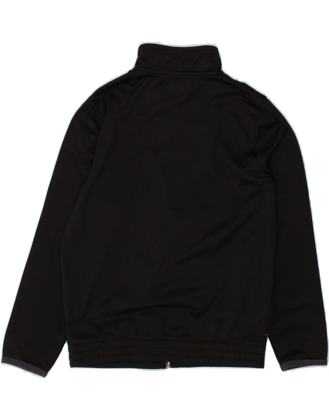 KAPPA Boys Graphic Tracksuit Top Jacket 7-8 Years Black Polyester Vintage Kappa and Second-Hand Kappa from Messina Hembry 