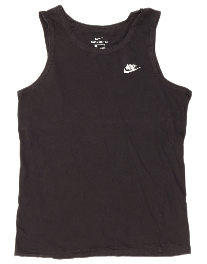 Ανδρικό γιλέκο Nike, μικρό μαύρο βαμβακερό