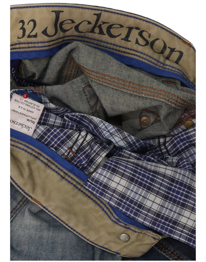 JECKERSON Ανδρικό Slim Jeans W32 L34 Μπλε Βαμβακερό