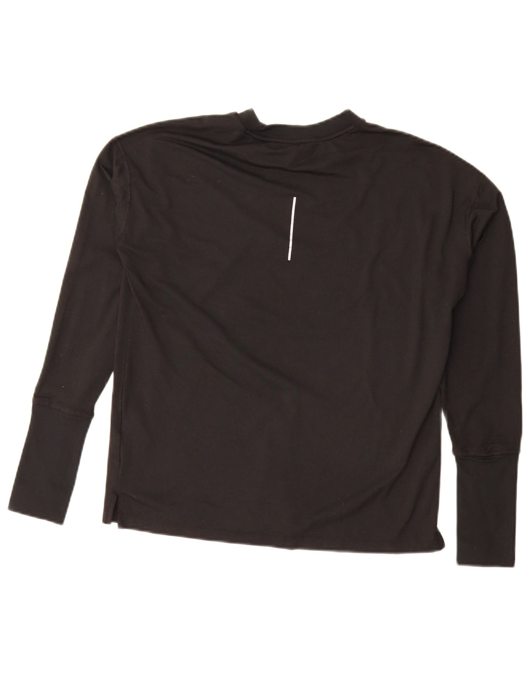 Nike Γυναικεία Dri Fit Oversized μακρυμάνικο UK 10 Μικρό μαύρο πολυεστέρα